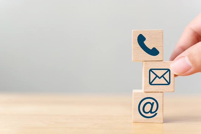 問い合わせ積み木